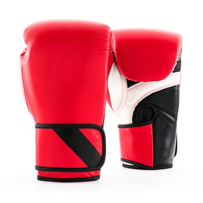 Professional boxing gloves with lace-up closure for training and sparring.